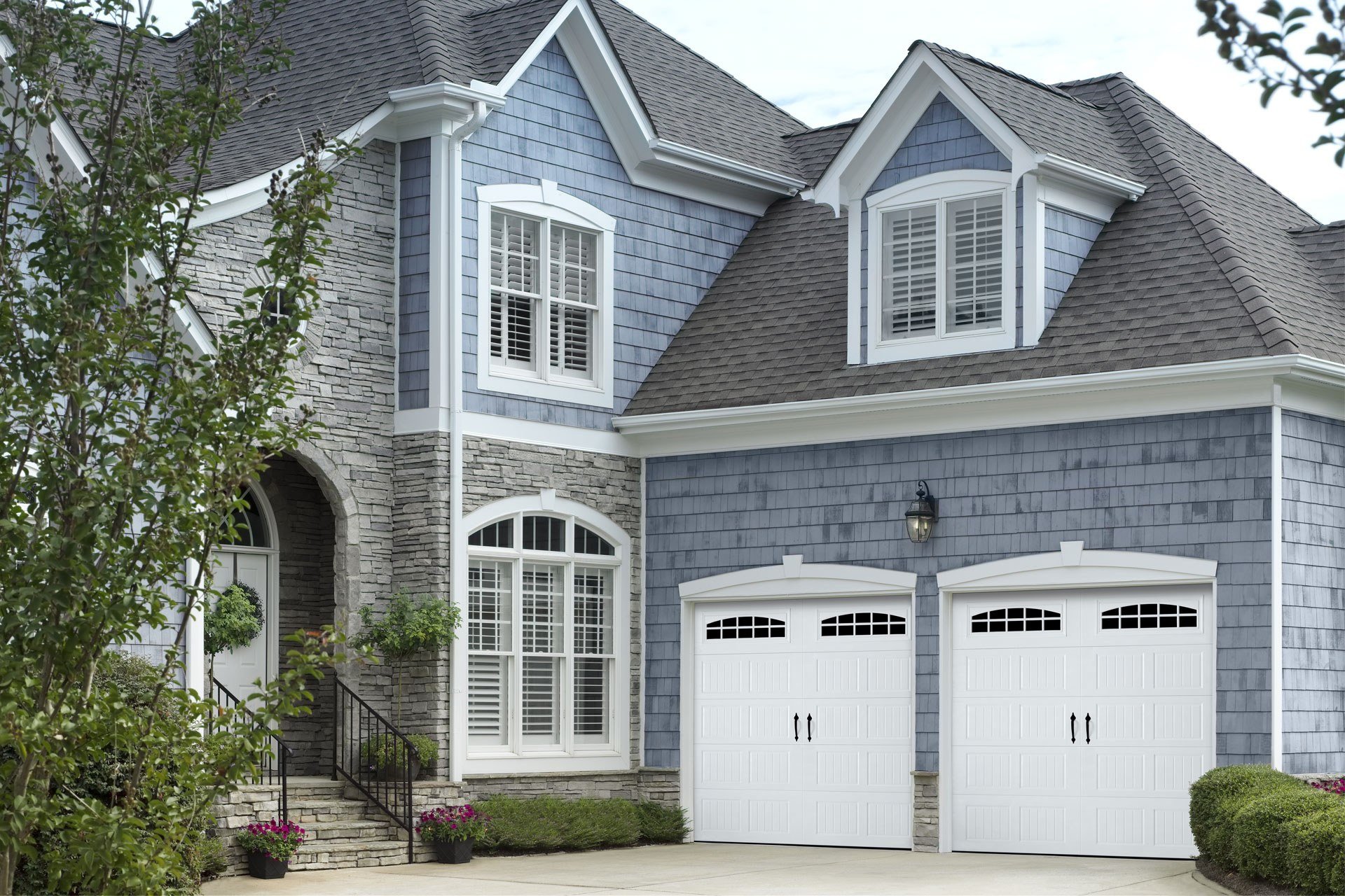 Garage door installation (flush panel)