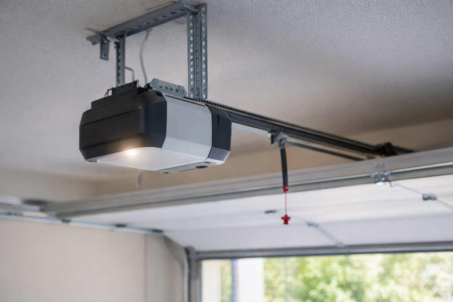Garage door opener installation